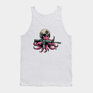 Tactical Octopus Adventure Tee: Where Intelligence Meets Style Tank Top